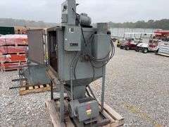 Viking Corp. Parts Cleaner For Heads and BLocksTumbler, Dust Collector, Blaster, Dayton Electric Motor 230 volts, 38 amps, 7.5 Hp, Model 6K884C,