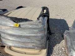 (8) Club Car Tops ONLY, Almond Color,