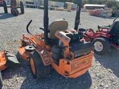 Scag Turf Tiger, Liquid Cooled, Kawasaki Gas Engine, 820 Engine Hours, 61” Deck, Deck has been repainted, Starts and Runs,