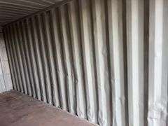 Used 20‘ Shipping / Storage Container, Doors On End, Good Floor , Dry Inside,  Consignor Will Deliver For A Fee, Container #FCIU 374972 8, 3 Sides are Dented Up,