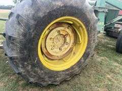 John Deere 2630 Diesel Tractor And 146 Loader, 540 PTO, Dual Remotes, Firestone 16.9-28 Rear Tires, 4 Rib Front Tires F 2, Power Adjust Rear Wheels, No Welds Or Cracks On Loader Frame, Bucket Has Been Welded, Engine Was Rebuilt 500 Hrs Ago, New Oil Cooler, Brakes Work, Strong Clutch, Loader Cylinders Are Leaking, Good Sheet Metal. Selling For A Retiring Farmer.