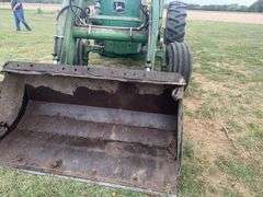 John Deere 2630 Diesel Tractor And 146 Loader, 540 PTO, Dual Remotes, Firestone 16.9-28 Rear Tires, 4 Rib Front Tires F 2, Power Adjust Rear Wheels, No Welds Or Cracks On Loader Frame, Bucket Has Been Welded, Engine Was Rebuilt 500 Hrs Ago, New Oil Cooler, Brakes Work, Strong Clutch, Loader Cylinders Are Leaking, Good Sheet Metal. Selling For A Retiring Farmer.