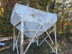 Concrete Strategies Belgrade Steel Tank, Used For storing And Metering Rock For Concrete Mixing.