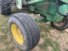 John Deere 2630 Diesel Tractor And 146 Loader, 540 PTO, Dual Remotes, Firestone 16.9-28 Rear Tires, 4 Rib Front Tires F 2, Power Adjust Rear Wheels, No Welds Or Cracks On Loader Frame, Bucket Has Been Welded, Engine Was Rebuilt 500 Hrs Ago, New Oil Cooler, Brakes Work, Strong Clutch, Loader Cylinders Are Leaking, Good Sheet Metal. Selling For A Retiring Farmer.