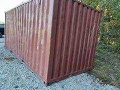 Used 20‘ Shipping / Storage Container, Doors On End, Good Floor , Dry Inside,  Consignor Will Deliver For A Fee, Container #FCIU 374972 8, 3 Sides are Dented Up,