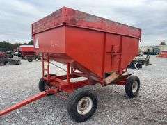 Gravity Wagon, Repainted Orange, 6 Hole Hub, Good Tires, Wooden Side Boards