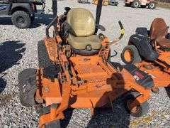 Scag Turf Tiger, Liquid Cooled, Kawasaki Gas Engine, 820 Engine Hours, 61” Deck, Deck has been repainted, Starts and Runs,