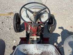 1951 TO 20 Ferguson Tractor, Starts and Runs, Turn Gas On 2 Clicks right w/key 1/2 choke to Start, Tires in Fair Condition, Tires hold Air, 540 PTO, Lifting Arms,