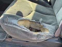 (TITLE) 2005 Chevrolet C2500 HD, 4 Door, 2 Wheel Drive, 140,267 Miles, Automatic, Knapheide Tool Box all Tool Box Doors Need Work, Rust on Lower Panels on Side of Truck, Bottom Sides of Tool Box Have Rust, Tires are Worn, Cloth Interior, Hole in Driver Seat, AC/Heat unknown Condition Vent selector Switch doesn’t Work, AM/FM/CD, No Backseat, Power Windows and Locks, Cruise Control,