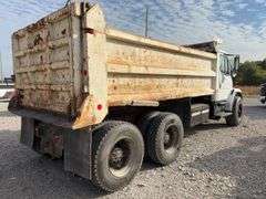 (TITLE) 1993 Freightliner Dump Truck FL 80, Title in Hand, Allison Auto Shift, Cummins Diesel 8.3, Automatic, Starts and Runs driven to Auction Yard, Rebuilt Hoist Cylinder 2024, Brake Work Done 2025, No A/C, Odometer does not work, Hood is Cracked, hole In Dump Bed , Idles Smooth, 22.5 Deep Tread Rears, Air Ride, Some Motor Work, Sleeves/Cylinder, Injectors And Pump Rebuilt, Air Leak under Dash, Former City Truck.