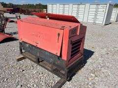 Air Compressor, Isuzu Diesel Engine, Starts and Runs, New Battery, 1523 hours, Unknown CFM,