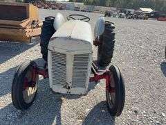 1951 TO 20 Ferguson Tractor, Starts and Runs, Turn Gas On 2 Clicks right w/key 1/2 choke to Start, Tires in Fair Condition, Tires hold Air, 540 PTO, Lifting Arms,