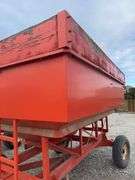 Gravity Wagon, Repainted Orange, 6 Hole Hub, Good Tires, Wooden Side Boards