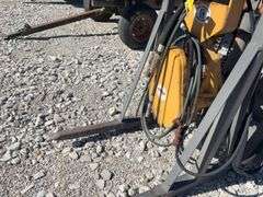 Fork lift Attachment, Skid Steer Quick Attach, Hydraulic Post Hole Diggers, No Auger Bits, Capable of Digging 14’deep,m