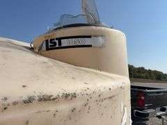 Funnel Bottom Plastic Tank LST 1650, Sits in Steel Frame,