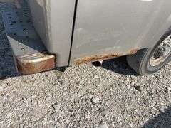 (TITLE) 2005 Chevrolet C2500 HD, 4 Door, 2 Wheel Drive, 140,267 Miles, Automatic, Knapheide Tool Box all Tool Box Doors Need Work, Rust on Lower Panels on Side of Truck, Bottom Sides of Tool Box Have Rust, Tires are Worn, Cloth Interior, Hole in Driver Seat, AC/Heat unknown Condition Vent selector Switch doesn’t Work, AM/FM/CD, No Backseat, Power Windows and Locks, Cruise Control,