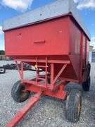 Gravity Wagon,  Unknown Manufacturer, Repainted, 11L-15 Tires, Pulled To The Auction