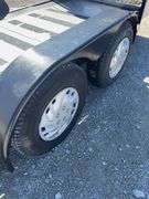 (TITLE) 1992 Shop Built Gooseneck  Car Hauler, 16’ Long, 89” Inside Fenders, 3000# Axels, Excellent   225/75R15 Transmaster Tires, Needs Lights, Aluminum Tool Box, (2) Light Duty Aluminum Ramps