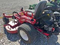 Country Clipper Mid Mount Mower, 60” deck, Kawasaki 25Hp Gas Engine, Pilot Control, Tires in Good Condition, 385 hours,
