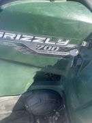 Yamaha Grizzly 700 CC  4 Wheeler,  Starts And Runs, 329 Hours, Seat Is Worn, 4 WD, Front And Rear Luggage Rack, Excellent Tires.