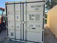 1 Trip 20‘ Shipping / Storage Container, Doors On End, Good Floor, Dry Inside, Consignor Will Deliver For A Fee, Container # XHCU 270347 7, Manufacture Date 3/25
