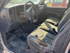 (TITLE) 2005 Chevrolet C2500 HD, 4 Door, 2 Wheel Drive, 140,267 Miles, Automatic, Knapheide Tool Box all Tool Box Doors Need Work, Rust on Lower Panels on Side of Truck, Bottom Sides of Tool Box Have Rust, Tires are Worn, Cloth Interior, Hole in Driver Seat, AC/Heat unknown Condition Vent selector Switch doesn’t Work, AM/FM/CD, No Backseat, Power Windows and Locks, Cruise Control,