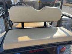 1993 E-Z-Go Gas Golf Cart, New Meter put In Last Year shows 10 Hrs, New Switch, Play with Key to Start Sometimes, Does Run, Good Looking Cart, Tires in Good Condition, Aluminum Wheels, No Tears or Rips in Vinyl, Windshield and Canopy Roof, Will Quit Running After It Warms Up. Buy It That Way.