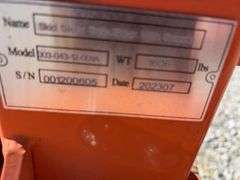 Skid Steer Attach Tree Shear, Weighs 1606 lbs, Cuttings edges are in Good Condition,