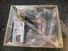 Unused Wuxi LandHero Rigging/Binding Chain/Suspension Equipment, (5) 3/8-1/2” Ratchet Binders, (8) 5/16-3/8” Ratchet Binders, (16) 5/16” x 20’ 5400lb Chains With Double Hooks, (10) 3/8” x 20’ 9200lb Chains With Double Hooks, (8) 5/16” Double Leg Lifting Chain Slings, Weight Of Box 895lbs