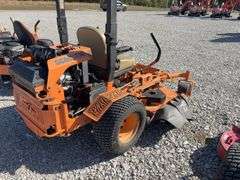 Scag Turf Tiger, Liquid Cooled, Kawasaki Gas Engine, 820 Engine Hours, 61” Deck, Deck has been repainted, Starts and Runs,