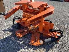 Skid Steer Attach Tree Shear, Weighs 1606 lbs, Cuttings edges are in Good Condition,