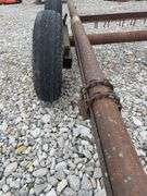 28’ Implement Trailer Frame, Wheels Are Splayed, No Deck, Parts Or Project.