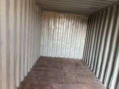 Used 20‘ Shipping / Storage Container, Doors On End, Good Floor , Dry Inside,  Consignor Will Deliver For A Fee, Container #FCIU 374972 8, 3 Sides are Dented Up,
