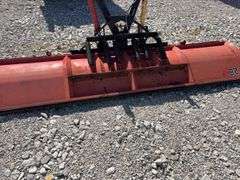 10’ Snow Plow for Truck Mount, Trip Edge Springs, Hydraulic Cylinders for Angling Left and Right,