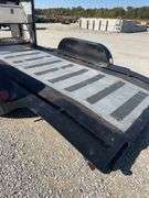 (TITLE) 1992 Shop Built Gooseneck  Car Hauler, 16’ Long, 89” Inside Fenders, 3000# Axels, Excellent   225/75R15 Transmaster Tires, Needs Lights, Aluminum Tool Box, (2) Light Duty Aluminum Ramps