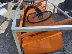 Unused Wuxi Wolverine Skid Steer Drum Mulcher 73” Wide, Model DUM-26-73W, High Flow