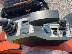 Unused Wuxi Land Hero Mini Excavator LDH-18, 7” wide Rubber Tracks, Mechanical Thumb, 15 Hp, Gas, 16” Wide Bucket w/ 3 teeth, Blade is 39” wide, Auxicillary remotes on boom, Pilot Controls, Rear Door Engine Maintenance,