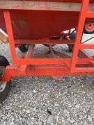 Gravity Wagon, Repainted Orange, 6 Hole Hub, Good Tires, Wooden Side Boards