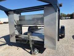 (TITLE) 1992 Shop Built Gooseneck  Car Hauler, 16’ Long, 89” Inside Fenders, 3000# Axels, Excellent   225/75R15 Transmaster Tires, Needs Lights, Aluminum Tool Box, (2) Light Duty Aluminum Ramps