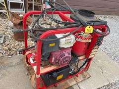 Shark Hot Water Pressure Washer, Honda GX340 Gas Engine, 777 Machine hours, Engine is Free, Diesel Tank for Burner, Condition Unknown,
