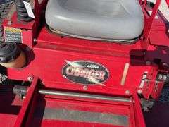 Country Clipper Mid Mount Mower, 60” deck, Kawasaki 25Hp Gas Engine, Pilot Control, Tires in Good Condition, 385 hours,