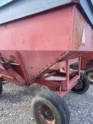 Ficklin Gravity Wagon, P & H Gear with 11L-15 Tires, Pulled To The Auction
