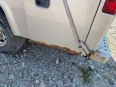 (TITLE) 2005 Chevrolet C2500 HD, 4 Door, 2 Wheel Drive, 140,267 Miles, Automatic, Knapheide Tool Box all Tool Box Doors Need Work, Rust on Lower Panels on Side of Truck, Bottom Sides of Tool Box Have Rust, Tires are Worn, Cloth Interior, Hole in Driver Seat, AC/Heat unknown Condition Vent selector Switch doesn’t Work, AM/FM/CD, No Backseat, Power Windows and Locks, Cruise Control,