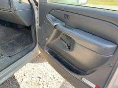 (TITLE) 2005 Chevrolet C2500 HD, 4 Door, 2 Wheel Drive, 140,267 Miles, Automatic, Knapheide Tool Box all Tool Box Doors Need Work, Rust on Lower Panels on Side of Truck, Bottom Sides of Tool Box Have Rust, Tires are Worn, Cloth Interior, Hole in Driver Seat, AC/Heat unknown Condition Vent selector Switch doesn’t Work, AM/FM/CD, No Backseat, Power Windows and Locks, Cruise Control,