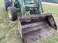 John Deere 2630 Diesel Tractor And 146 Loader, 540 PTO, Dual Remotes, Firestone 16.9-28 Rear Tires, 4 Rib Front Tires F 2, Power Adjust Rear Wheels, No Welds Or Cracks On Loader Frame, Bucket Has Been Welded, Engine Was Rebuilt 500 Hrs Ago, New Oil Cooler, Brakes Work, Strong Clutch, Loader Cylinders Are Leaking, Good Sheet Metal. Selling For A Retiring Farmer.