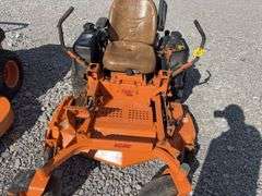 Scag Tiger Cub, 48” wide Cut, New Vanguard 23 hp Gas Engine, 126 engine hours, no choke Handle, Starts and Runs, Choke Lever is on Back Of Motor, Needs Battery,