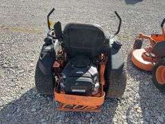 Scag Tiger Cub, 48” wide Cut, New Vanguard 23 hp Gas Engine, 126 engine hours, no choke Handle, Starts and Runs, Choke Lever is on Back Of Motor, Needs Battery,