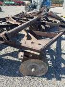 10’ Wheel Disc, Couple of broken disc blades, Disc Blades  have nicks and chips missing in some, 1 wheel hold air and 1 Doesn’t hold air, Disc Blades measure 15 1/2”, hydraulic cylinder,