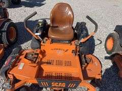 Scag Liberty Z Mid Mount Mower, 61” wide Cut, 486 engine hours, Kohler 26 HP Gas Engine, Starts and Runs,