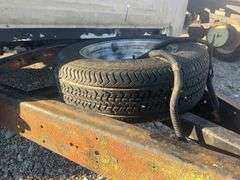 (TITLE) 2003 Homemade Trailer, 2” Ball Hitch, Fold Down Loading Ramps, Excellent Tires 205/60R 15, Spare Tire,
